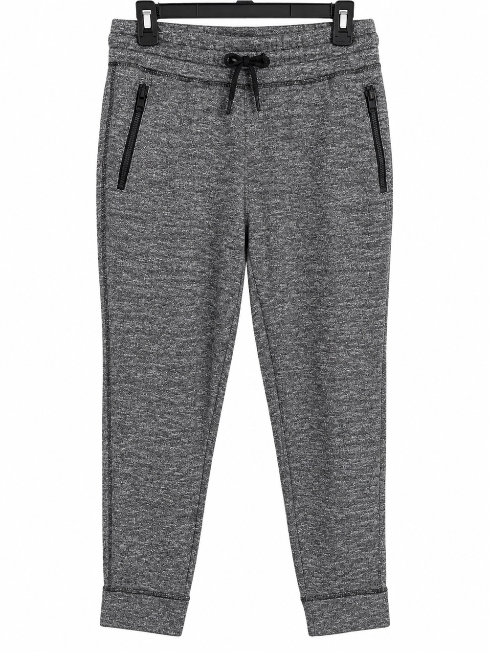 Men's Gray Knit Jogger Pants - Comfortable Everyday Wear